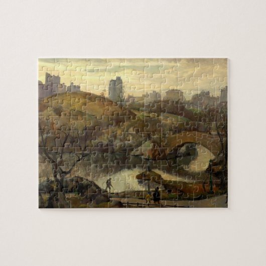 セントラルパークのシーン(ニューヨーク,アメリカ) ジグソーパズル (横)