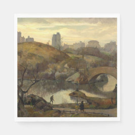 セントラルパークのシーン（ニューヨーク，アメリカ） スタンダードランチョンナプキン