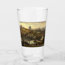 セントラルパークのシーン（ニューヨーク，アメリカ） タンブラーグラス