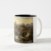 セントラルパークのシーン（ニューヨーク，アメリカ） ツートーンマグカップ (正面右)