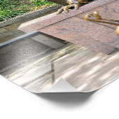 セントラルパークのハンス・クリスチャン・アンデルセン フォトプリント            (角)