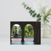 セントラルパークのベセスダ噴水写真 ポストカード (スタンド正面)