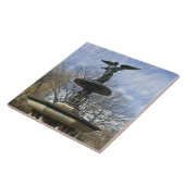 セントラルパークの乾いた冬のベセスダの泉 タイル (側面)