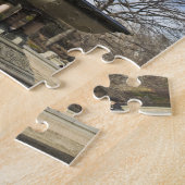 セントラルパークの乾燥した冬のベテスダ噴水 ジグソーパズル (側面)