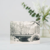 セントラルパークの冬 ポストカード (スタンド正面)