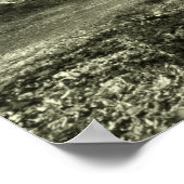 セントラルパークの木と橋 ポスター (角)