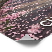 セントラルパークの桜並木 ポスター (角)
