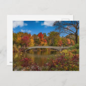 セントラルパークの橋 ポストカード (正面/裏面)