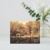 セントラルパークの秋 ポストカード (スタンド正面)
