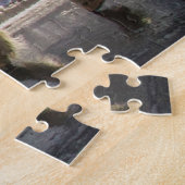 セントラルパークの馬車の雪 ジグソーパズル (側面)