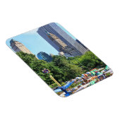 セントラルパークアミューズメントパーク、超高層ビル背景 マグネット (右側)