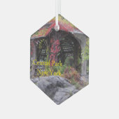 セントラルパークインニューヨーク ガラスオーナメント (正面左)