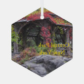 セントラルパークインニューヨーク ガラスオーナメント (裏面)