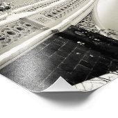 セントラルパークウィンター – スノーオンボーブリッジ フォトプリント            (角)