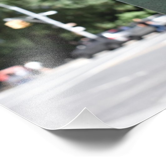 セントラルパークウエストNYCボクシングフライヤー写真 フォトプリント (角)