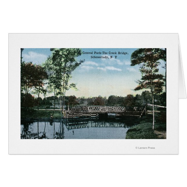 セントラルパーククリークブリッジのビュー (正面横)