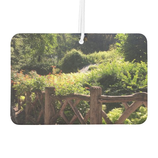 セントラルパークシェイクスピア・ガーデンニューヨークNYC カーエアーフレッシュナー (裏面)