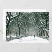 セントラルパークスノーウェイパ招待されス 招待状 (正面/裏面)