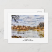 セントラルパークニューヨークシティウォーターカラー絵画ズ ポストカード (正面/裏面)