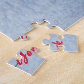 セントラルパークニューヨーク。クリスマスグリーティングジグソーP ジグソーパズル (側面)