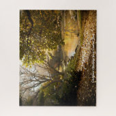 セントラルパークニューヨーク。クリスマスグリーティング ジグソーパズル (縦)