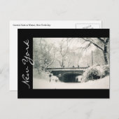 セントラルパークニューヨーク ポストカード (正面/裏面)