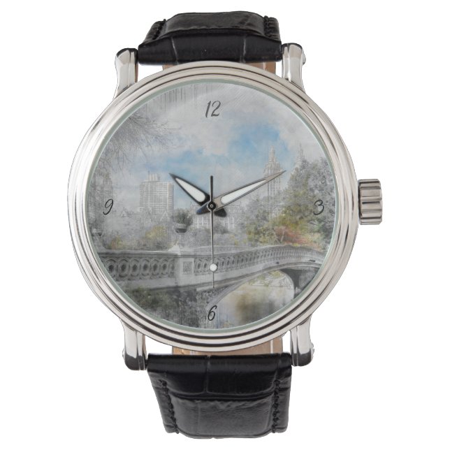 セントラルパークニューヨークUSA 腕時計 (正面)