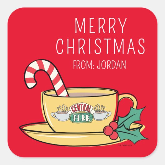 セントラルパークホリデーマグ |クリスマスプレゼントラベル スクエアシール (正面)