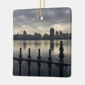セントラルパークリザーバニューヨークシティサンライズNYC セラミックオーナメント (左)