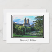 セントラルパークレイクサンレモNYC結婚式招待状 招待状 (正面)