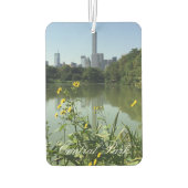 セントラルパークレイクフラワーズ超高層ビルニューヨークNYC カーエアーフレッシュナー (裏面)