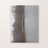 セントラルパークレイクボウブリッジニューヨークシティNYC ジグソーパズル (縦)