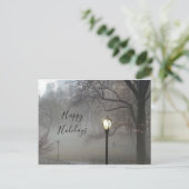 セントラルパーク冬季の霧 ポストカード (スタンド正面)