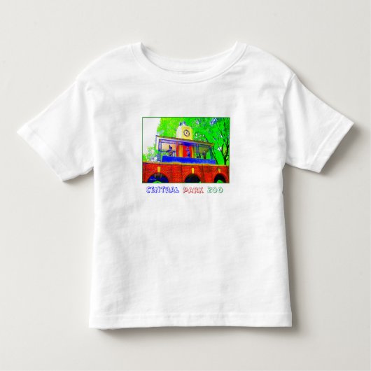 セントラルパーク動物園の幼児のTシャツ トドラーTシャツ (正面)
