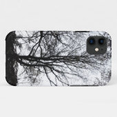 セントラルパーク晩秋ほぼ不毛の木B&W Case-Mate iPhoneケース (裏面(横))