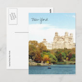 セントラルパーク秋 ポストカード (正面/裏面)