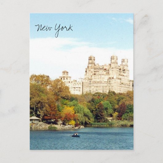 セントラルパーク秋 ポストカード (正面)