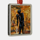 セントラルパーク秋：ロミオ&ジュリエット像02 メタルオーナメント (右)
