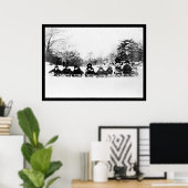 セントラルパーク1915でスリッドの子供たち ポスター (ホームオフィス)