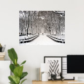 セントラルパーク2010雪 – CIMG6496 ポスター (ホームオフィス)