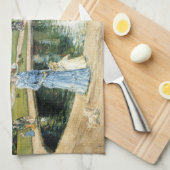 セントラルパーク（ニューヨーク）の歴史的景観 キッチンタオル (四つ折り)