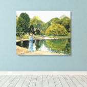 セントラルパーク(ニューヨーク)の歴史的景観 キャンバスプリント (インサイチュ (ウッドフロア))