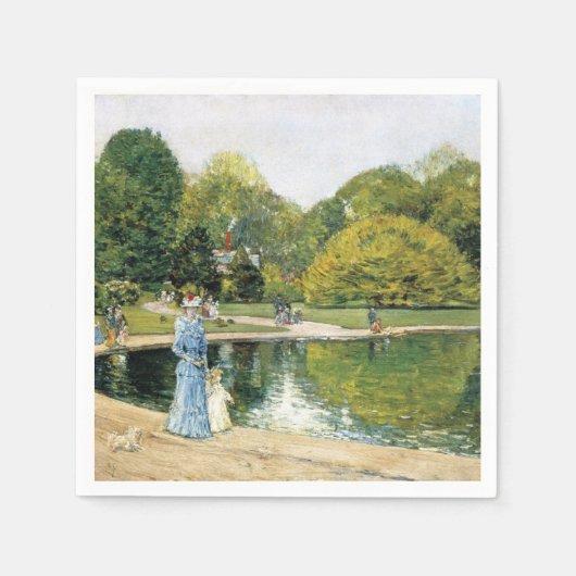 セントラルパーク（ニューヨーク）の歴史的景観 スタンダードカクテルナプキン (正面)