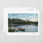 セントラルパーク ボート&カヌー ランディングの眺め ポストカード (正面/裏面)