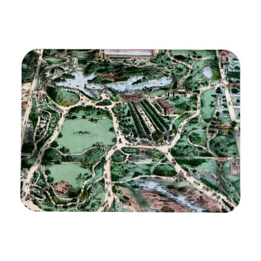 セントラルパーク、1860年 マグネット (横)