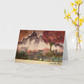 セントラルパーク、NYCグリーティングカード カード (黄色い花)