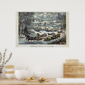 セントラルパークinウィンターキュリエ&イヴ ポスター (キッチン)