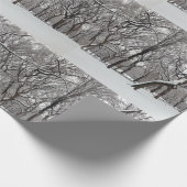 セントラルパークNYCでスノーカバー ラッピングペーパー (角)