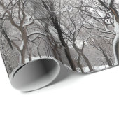 セントラルパークNYCでスノーカバー ラッピングペーパー (ロールコーナー)