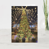 セントラルパークNYCクリスマスツリー カード (正面)